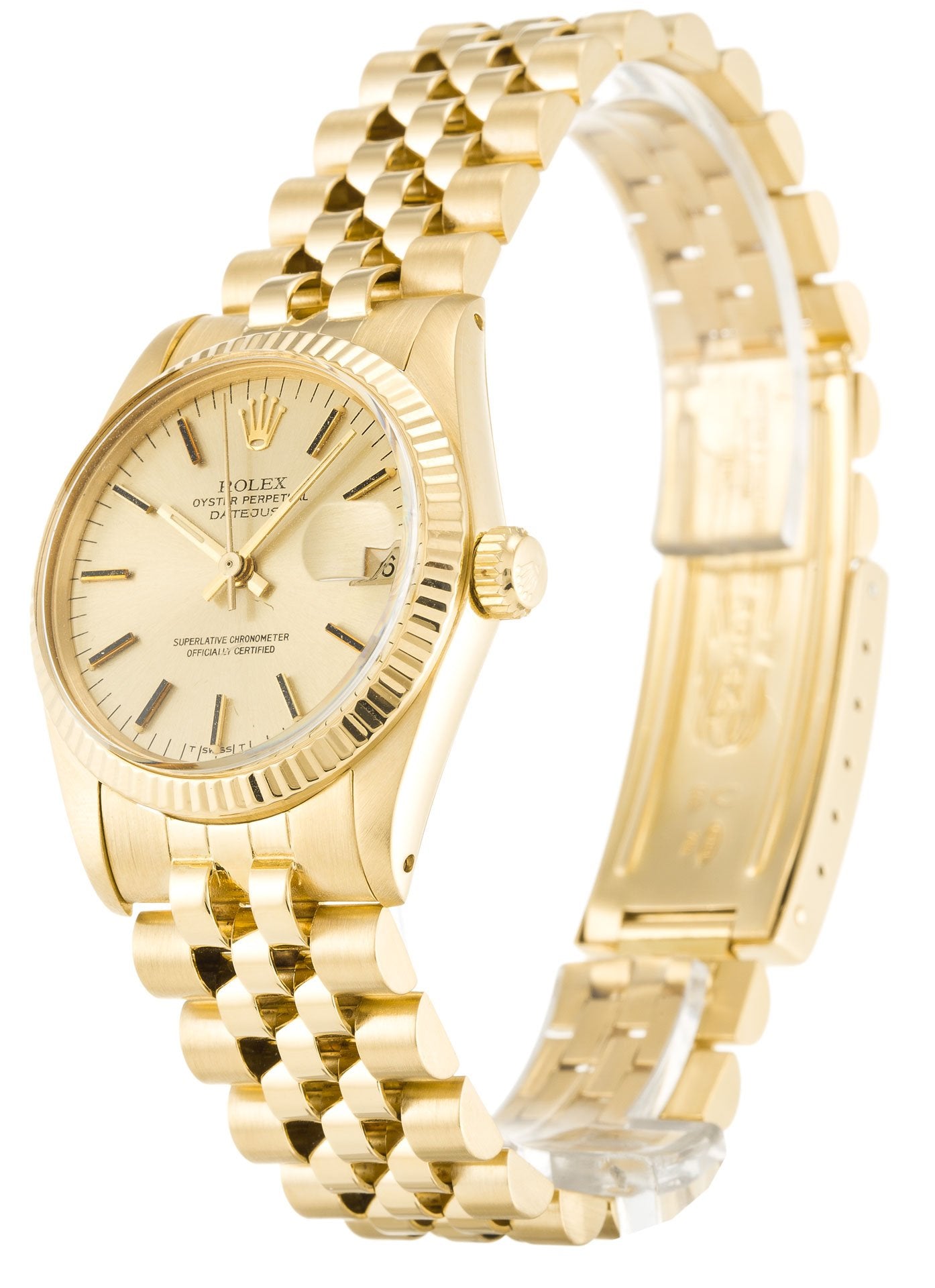 Rolex Datejust Champagne Dial Mid-Size 6827