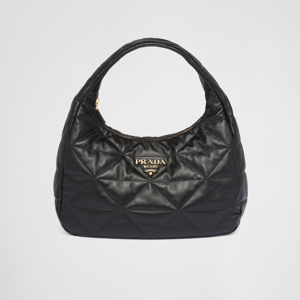 Prada Large. topstitched nappa-leather bag