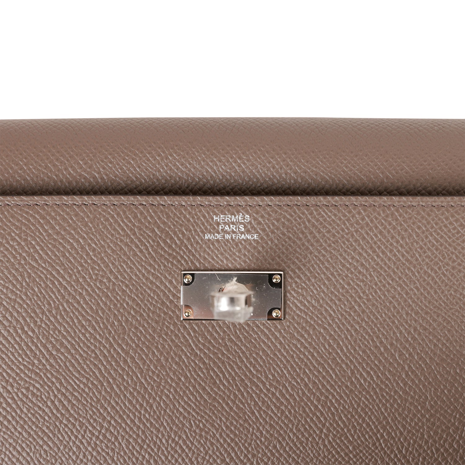 Hermès Kelly Wallet To Go Etain Epsom Palladium Hardware