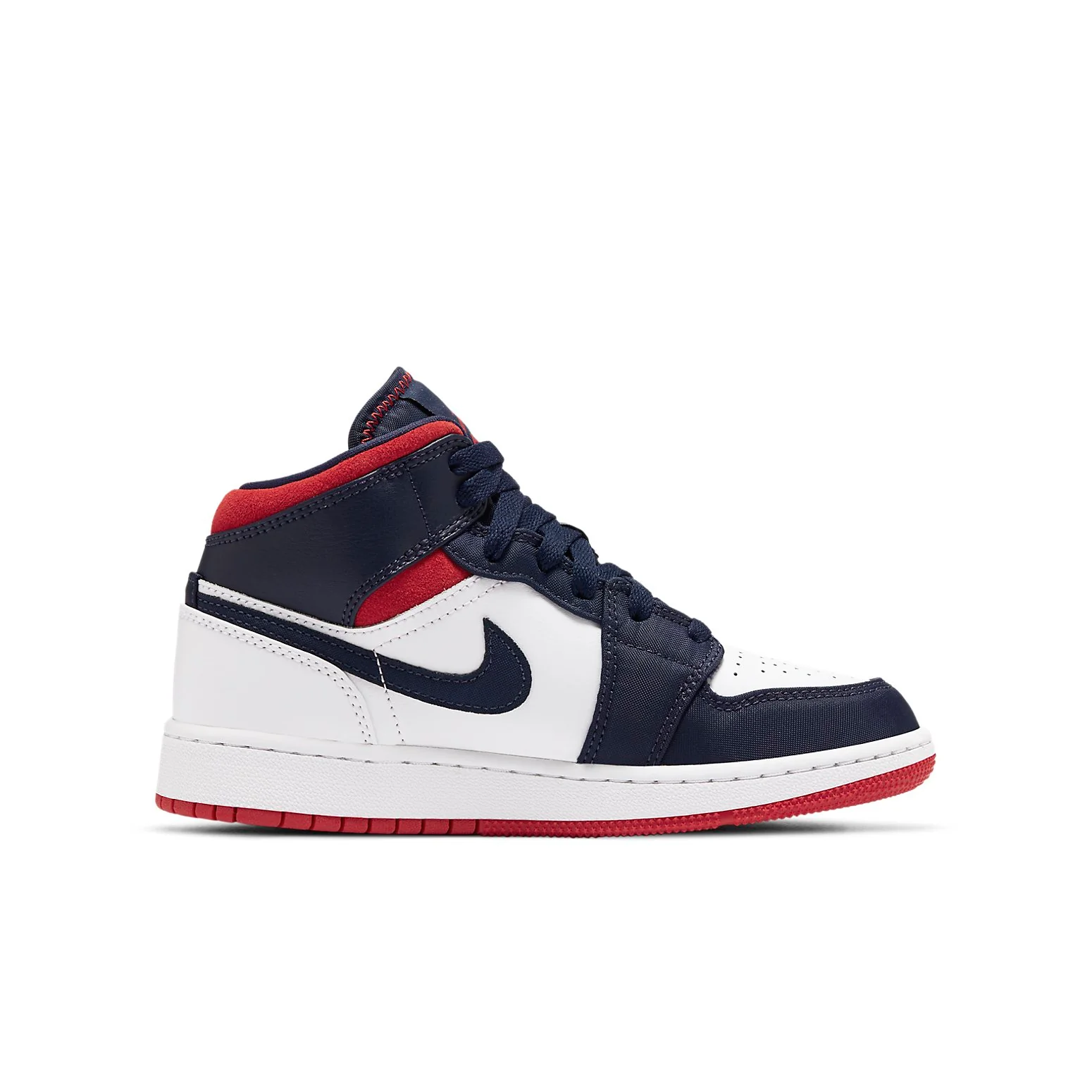 (GS) Air Jordan 1 Mid 'USA Olympic' BQ6931-104