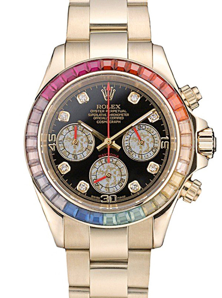 Replica Rolex Daytona 39mm Black Dial 80251