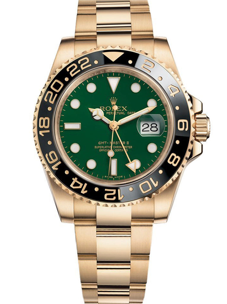 Replica Rolex GMT-Master II 40mm Green Dial 116718 GSO