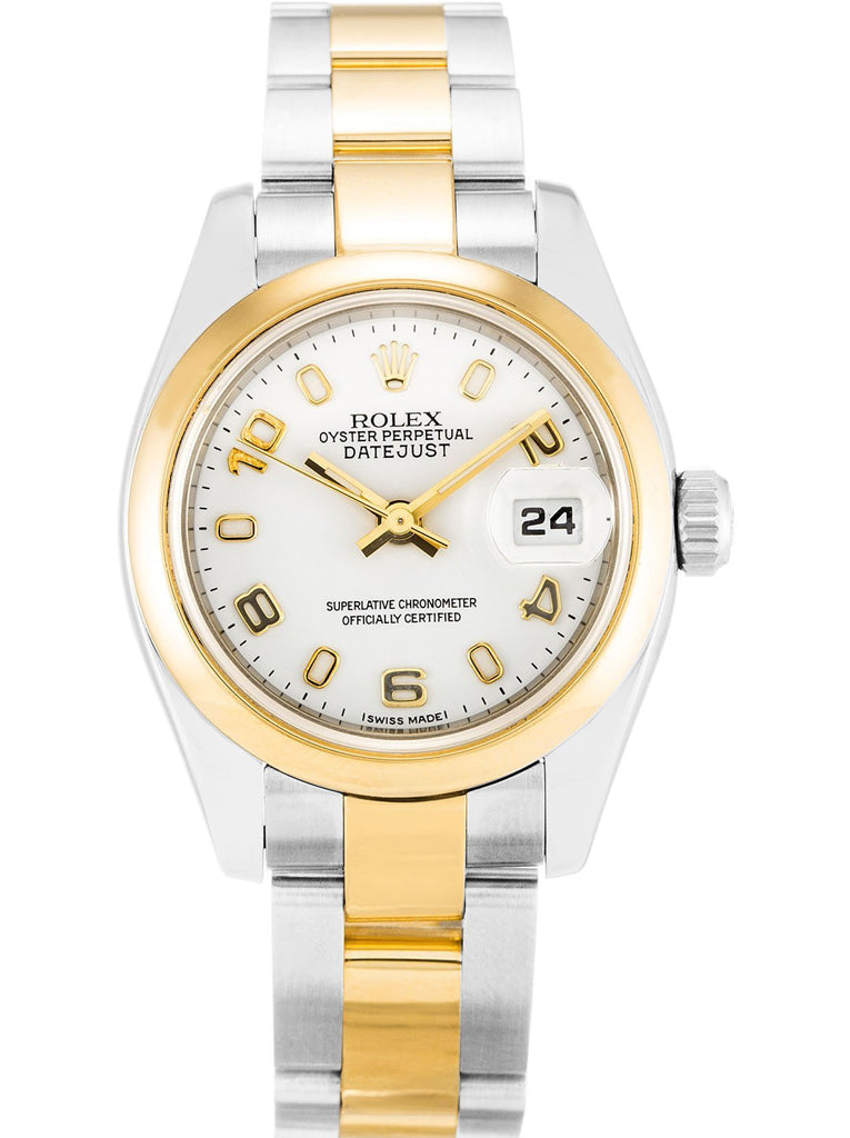 Replica Rolex Lady-Datejust 26mm White Dial 179163