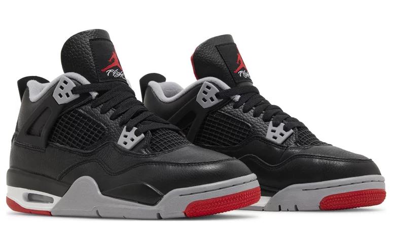 (GS) Air Jordan 4 Retro 'Bred Reimagined' FQ8213-006