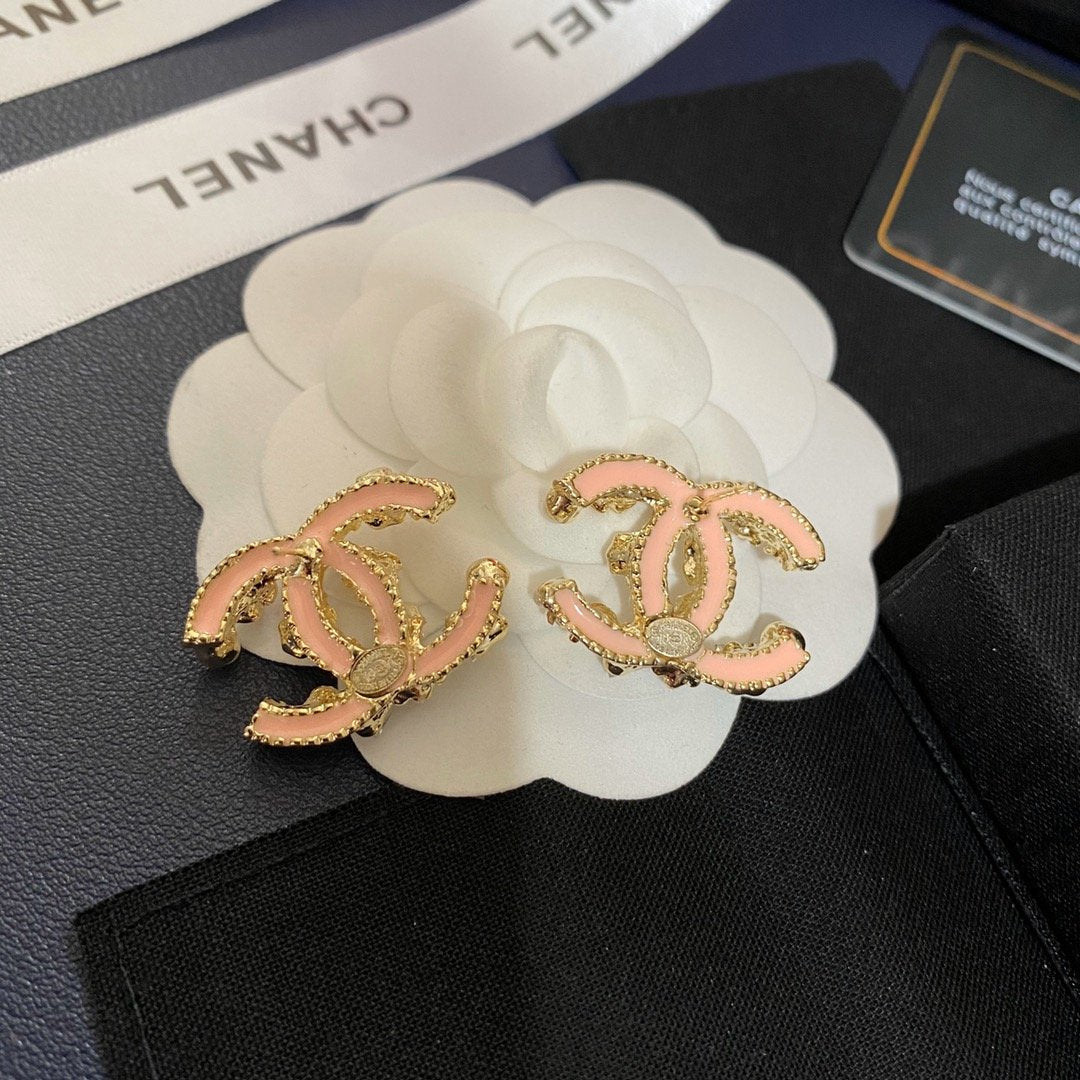 Water chestnut pearl and rhinestone earrings