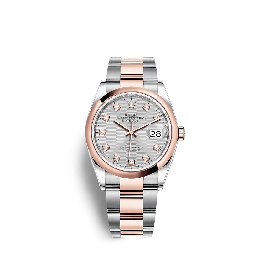 Rolex Datejust 126201 36mm Silver. fluted motif (Oyster)