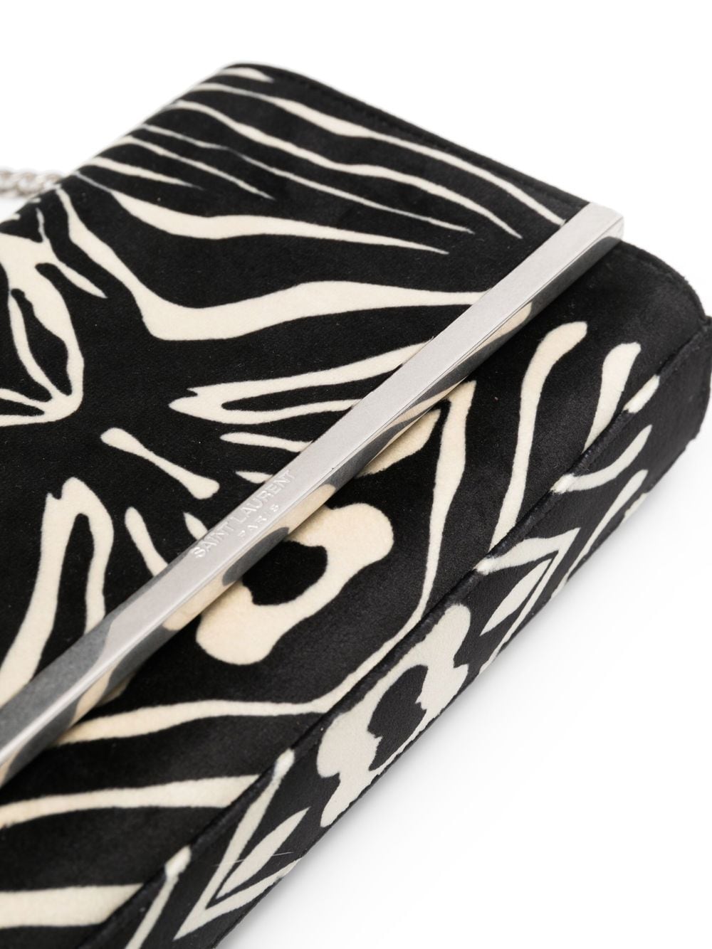 YSL Small Crossbody in Zebra Print