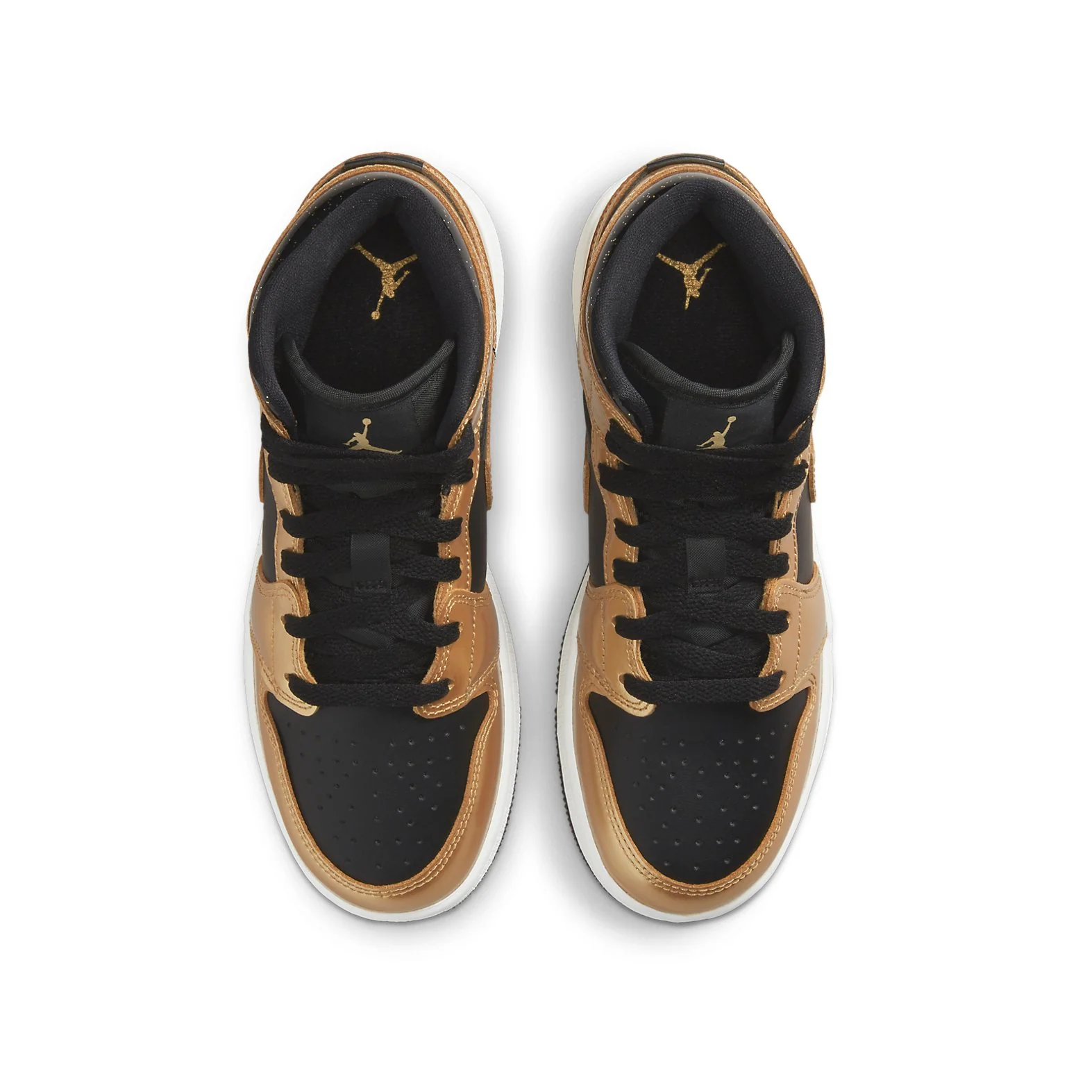 (GS) Air Jordan 1 Mid SE 'Metallic Gold Black' DR6967-071