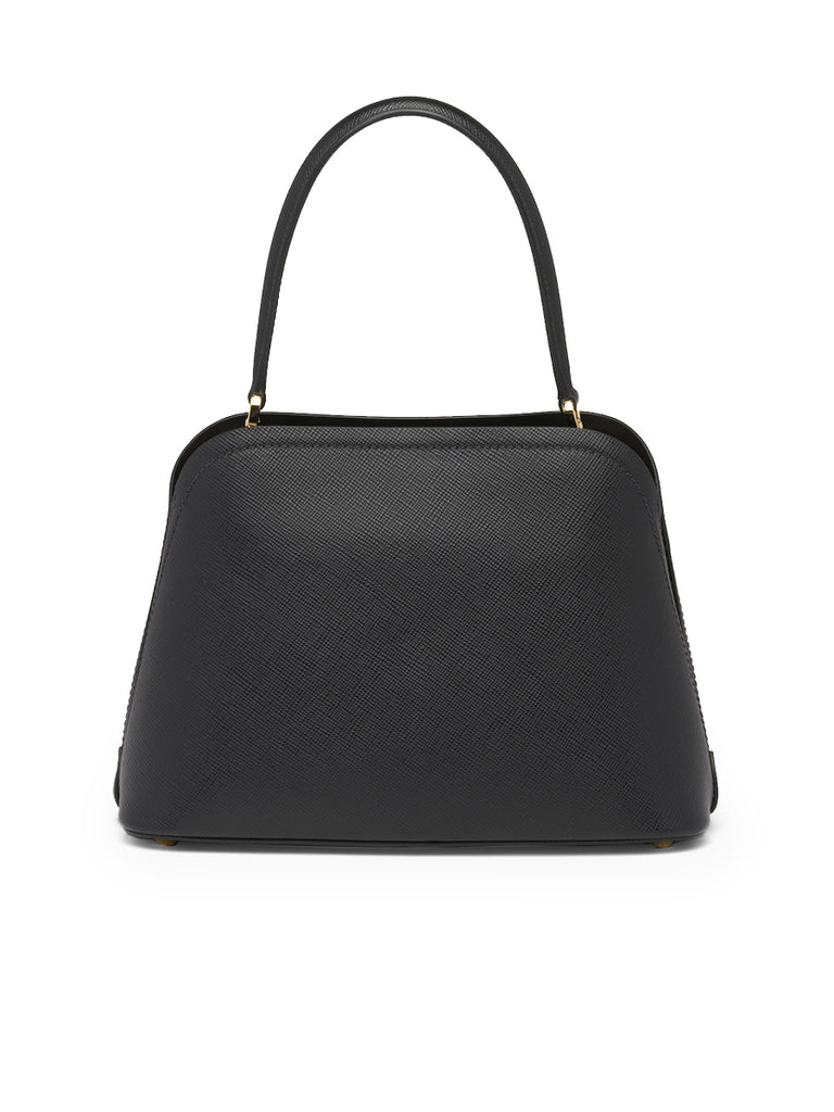 Prada Medium Saffiano Leather Prada Matinée Bag in Black