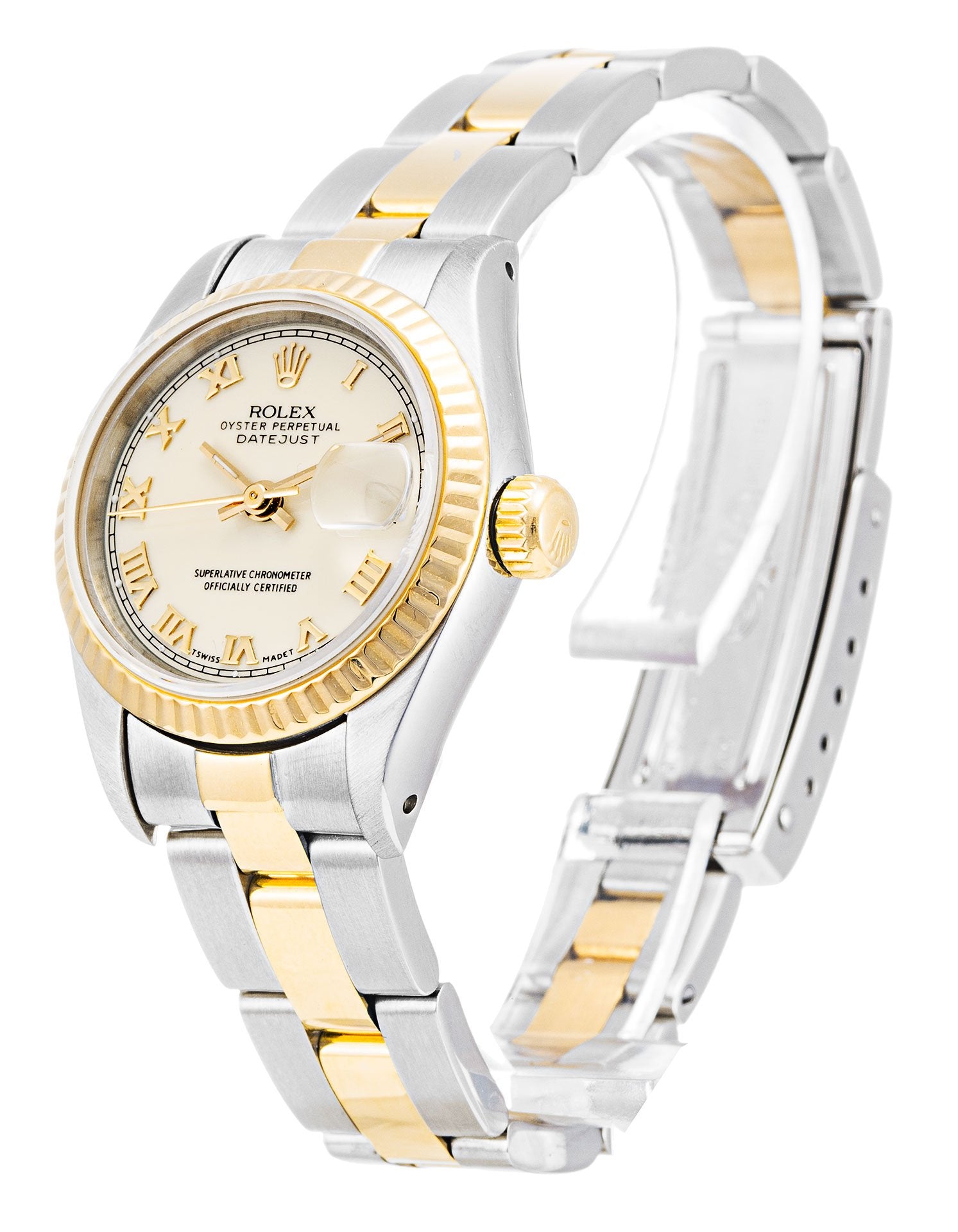 Replica Rolex Lady-Datejust 26mm Ivory Dial 69173