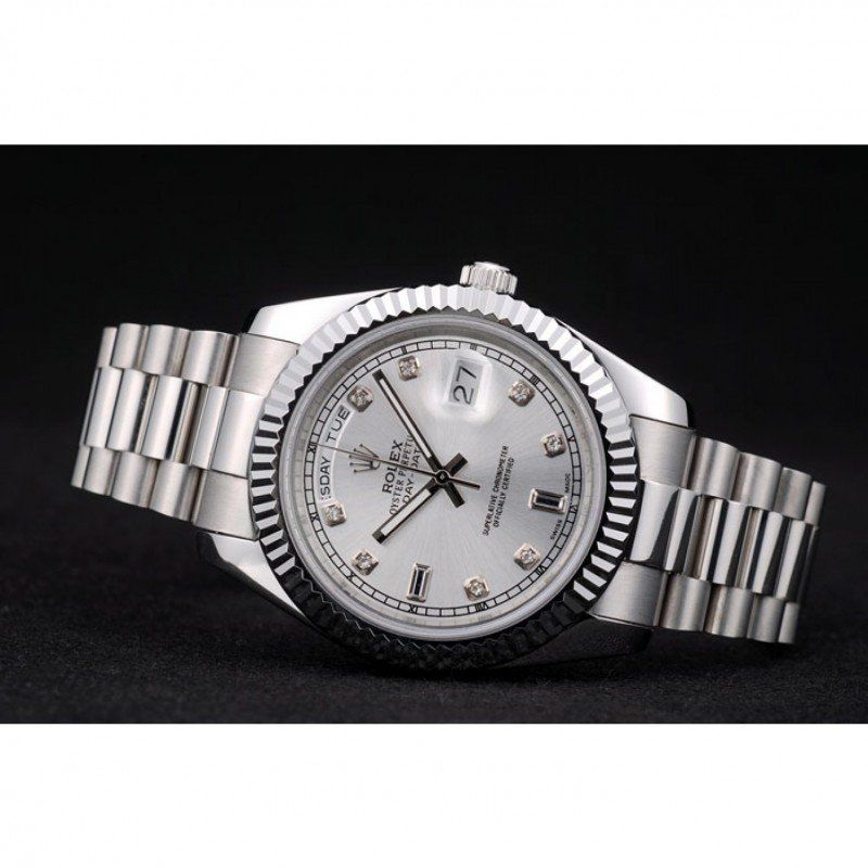 Superclone Rolex Day-Date 41mm Silver Dial 41995