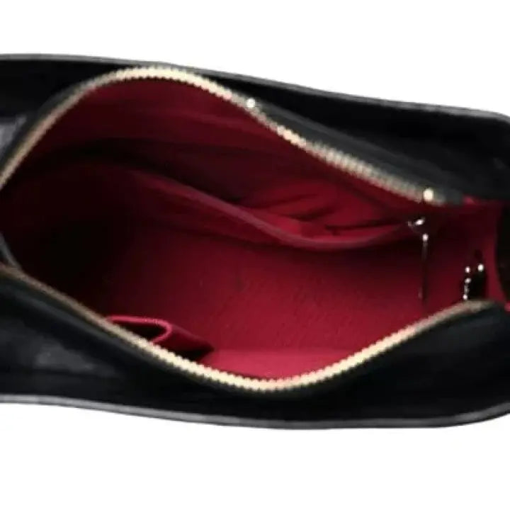 Aged Calfskin Quilted Small Gabrielle Hobo Black