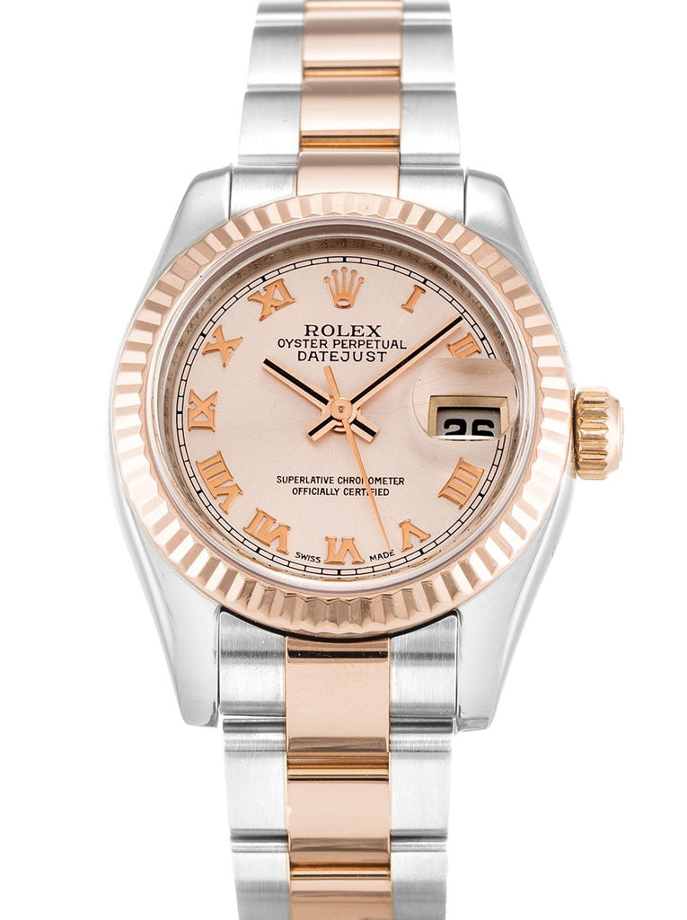 Replica Rolex Lady-Datejust 26mm Rose Dial 179171