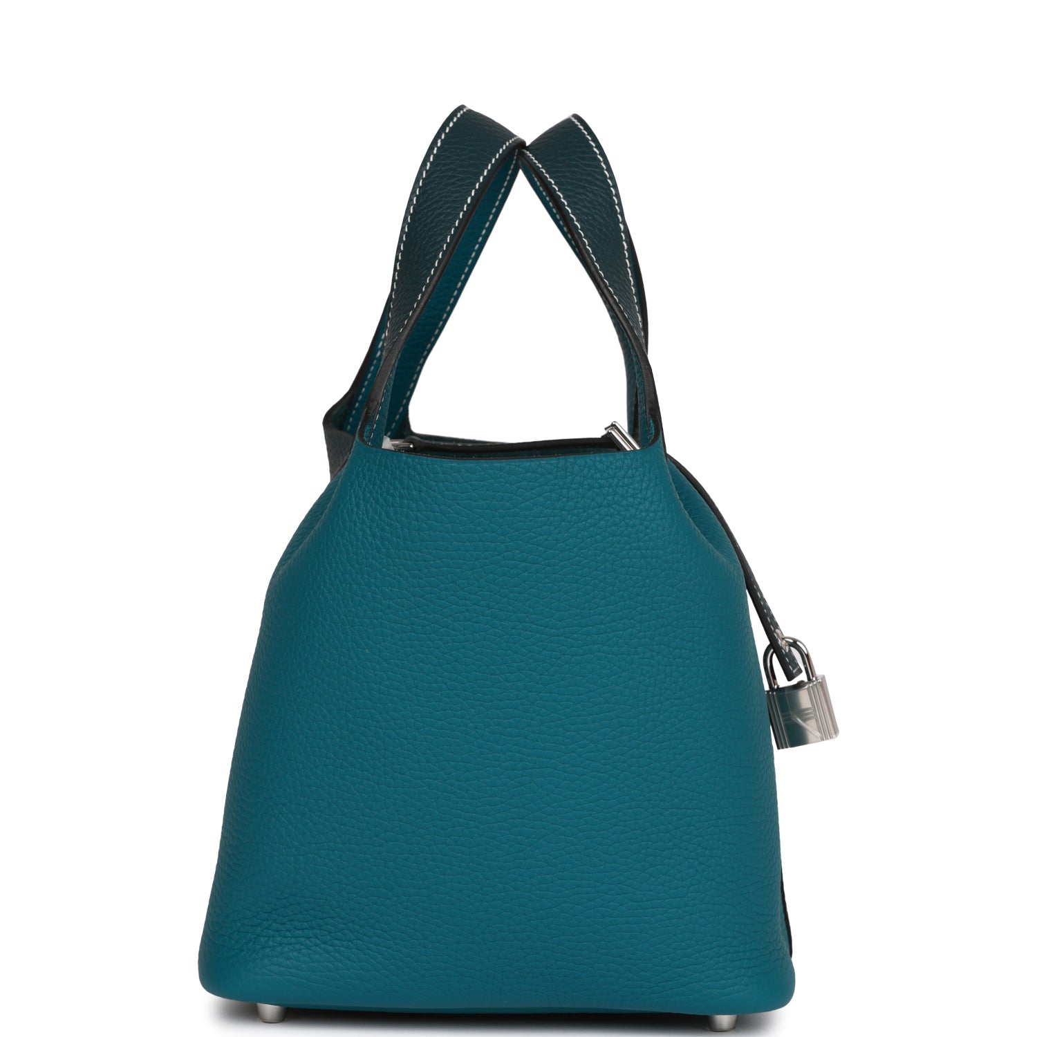 Hermès Picotin Lock 18 Casaque Vert Cypress and Vert Bosphore Palladium Hardware