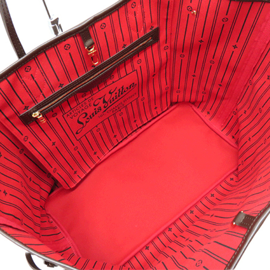 Louis Vuitton N51106 Neverfull GM Shoulder Bag Damier Ebene Canvas