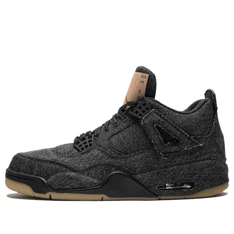 Levi's x Air Jordan 4 Retro 'Black Denim' AO2571-001
