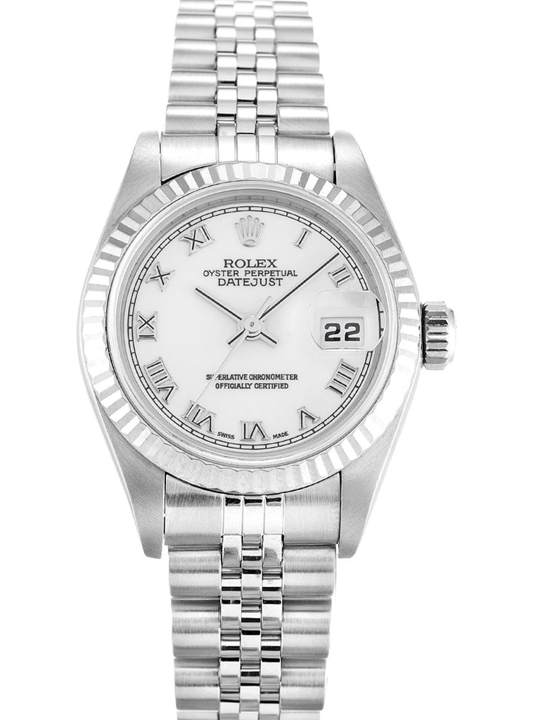 Replica Rolex Lady-Datejust 25mm White Dial 79174