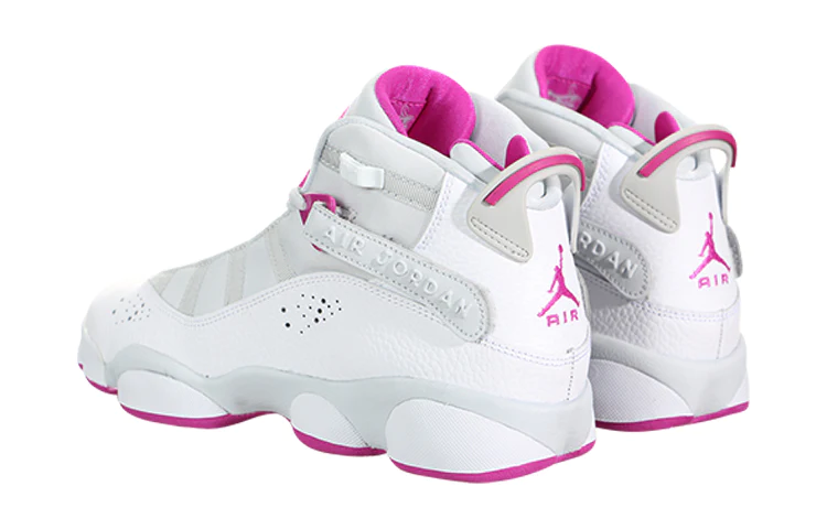 (GS) Air Jordan 6 Rings 'Platinum Fuchsia' 323399-011