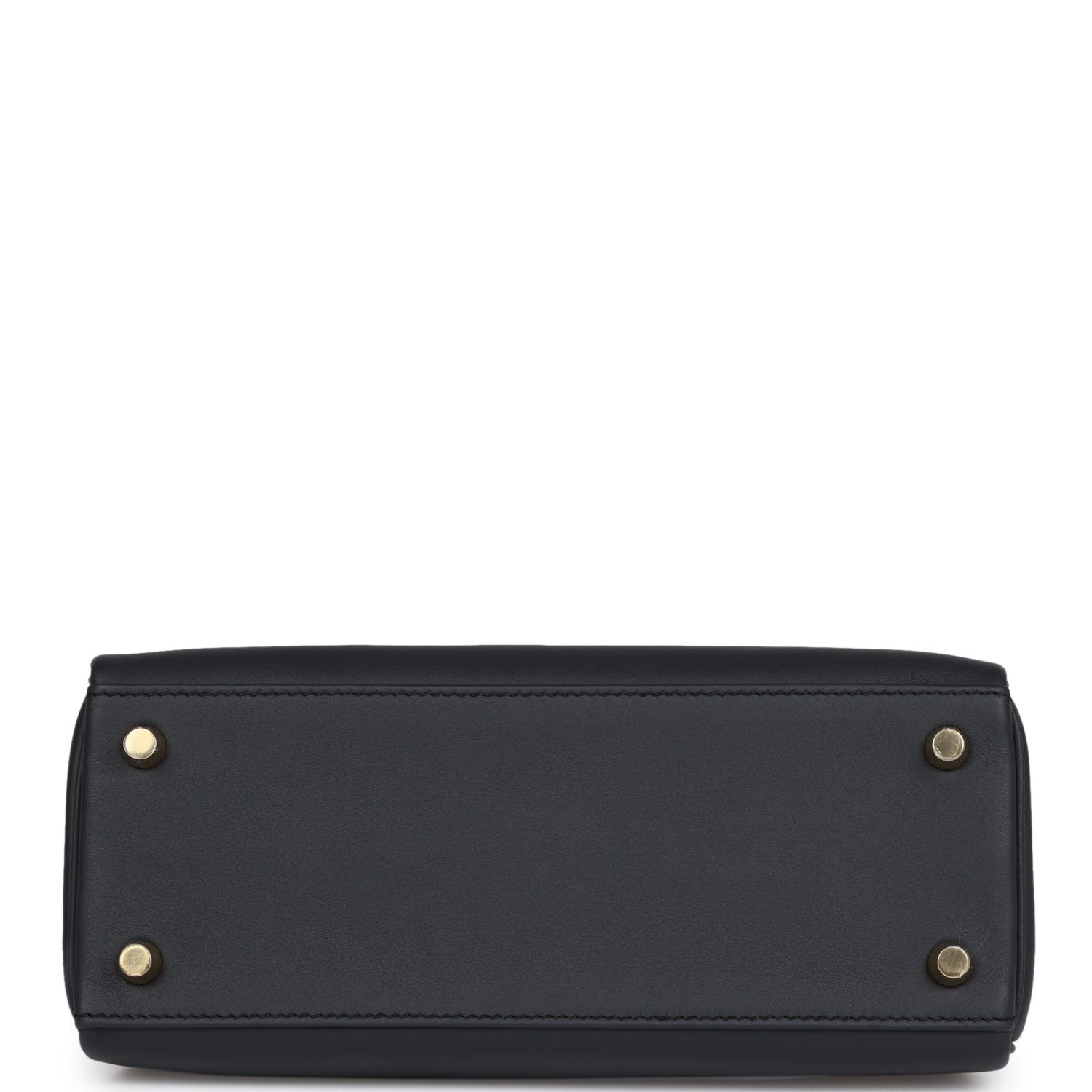 Hermès Colormatic Kelly Retourne 25 Caban. Black and Chai Swift Gold Hardware