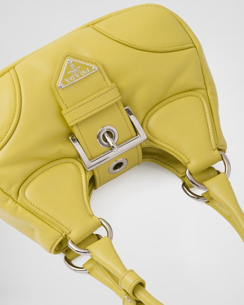 Prada Moon padded nappa-leather bag -Citron Green