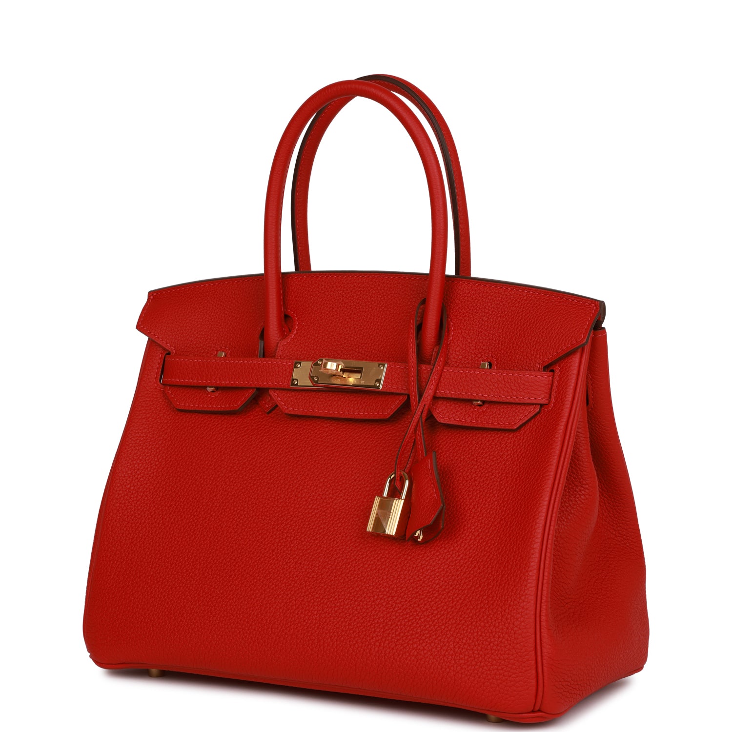 Hermès Special Order (HSS) Birkin 30 Rouge Casaque Togo Gold Hardware
