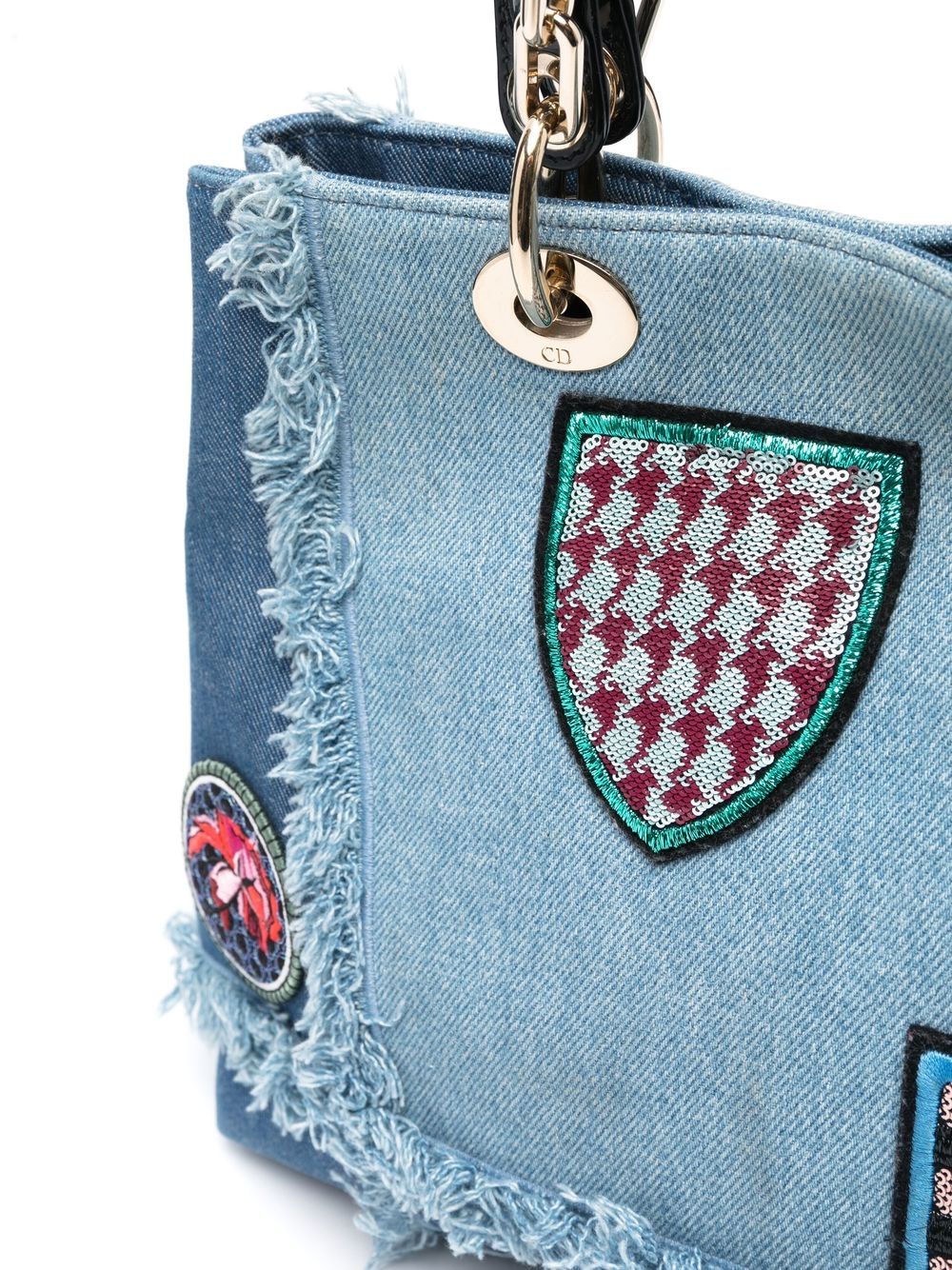 Christian Dior D-Light denim handbag