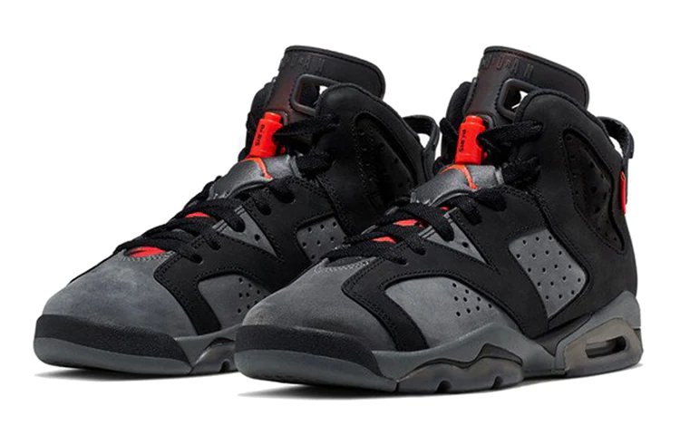 (GS) Paris Saint-Germain x Air Jordan 6 Retro 'Iron Grey' CN1078-001