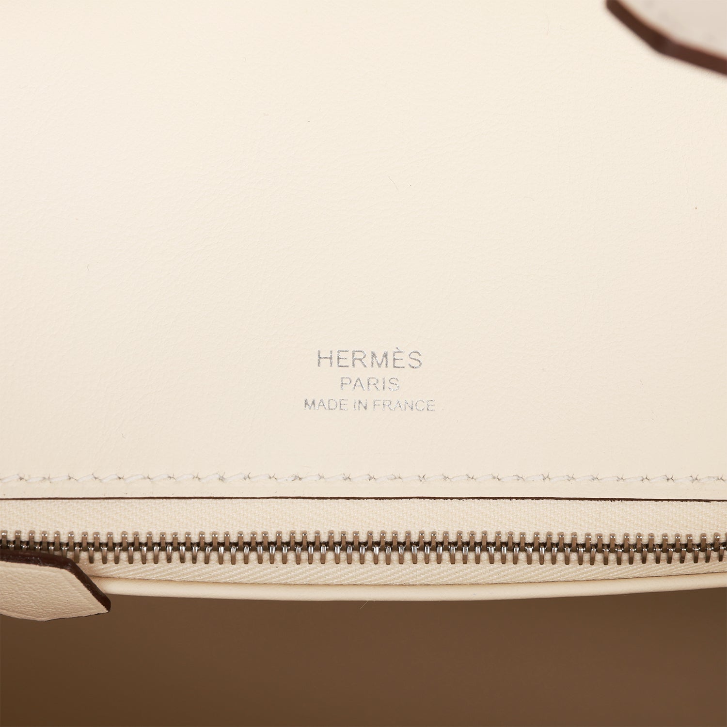 Hermès Birkin 25 Glycine Grizzly and Nata Swift Palladium Hardware