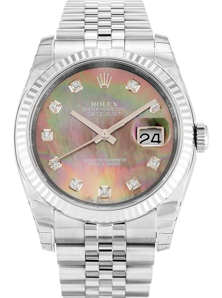 Replica Rolex Datejust 36mm Mother of Pearl Dial 116234