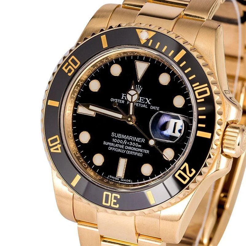 Replica Rolex Submariner 40mm Black Dial 116618LN