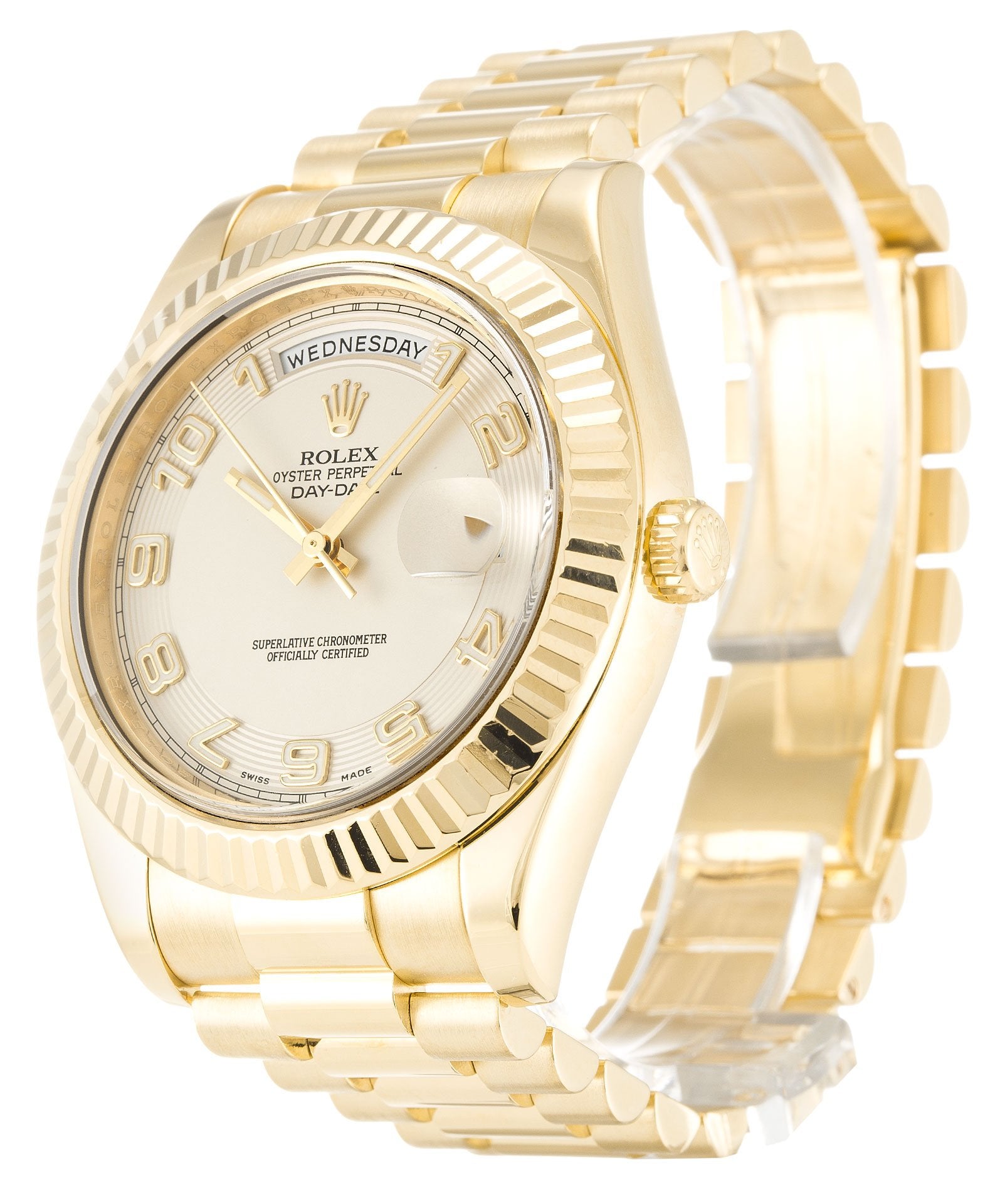 Replica Rolex Day-Date II 41mm Ivory Dial 218238