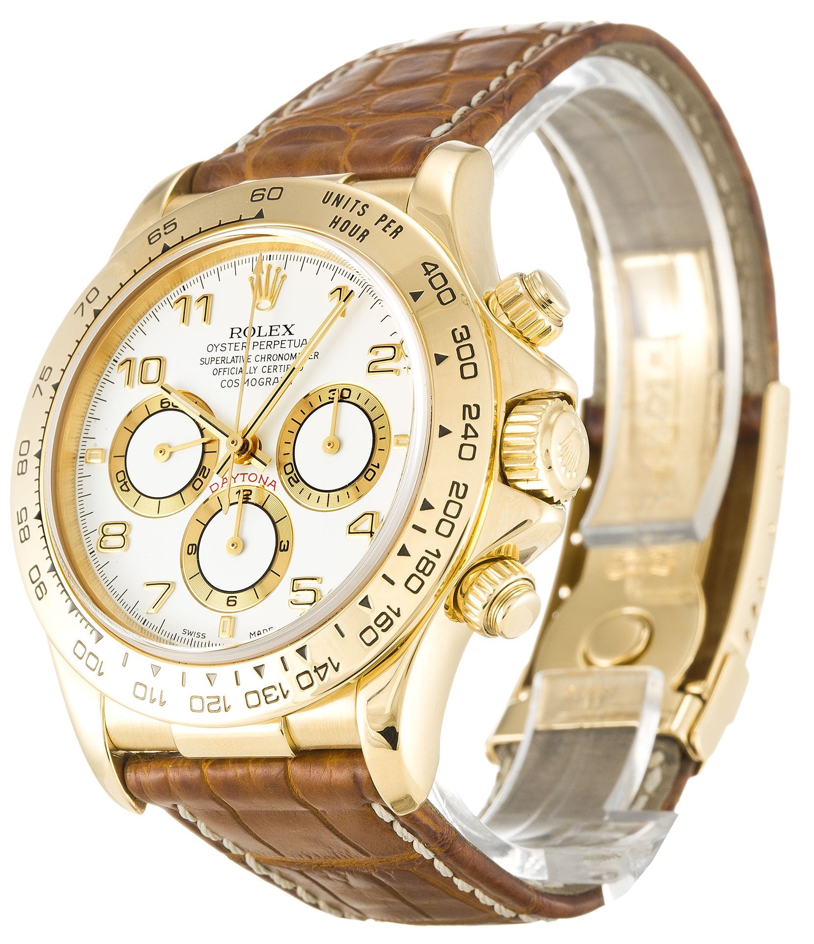 Replica Rolex Daytona 40mm White Dial 16518-2
