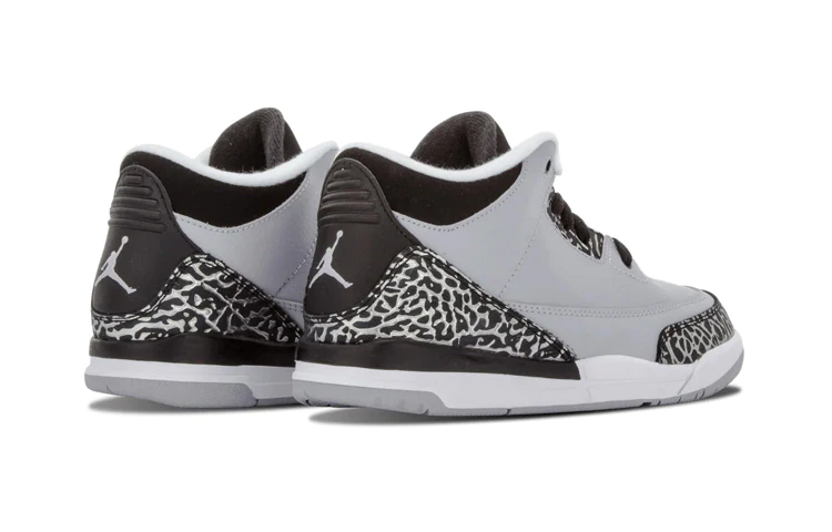 (PS) Air Jordan 3 Retro Bp 'Wolf Grey' 429487-004