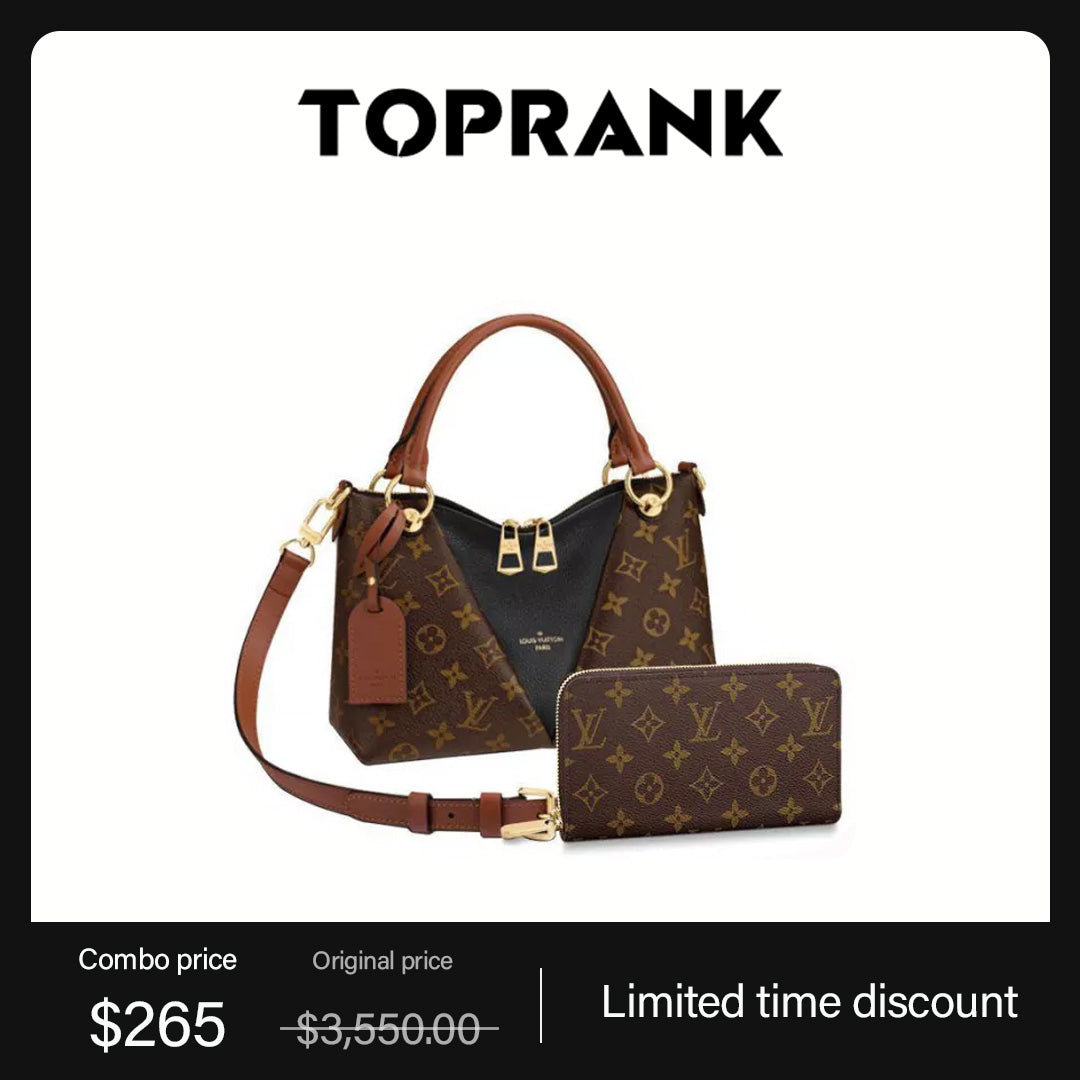 LV V tote BB long wallet 2-piece set deals Ref:M43976+M60017