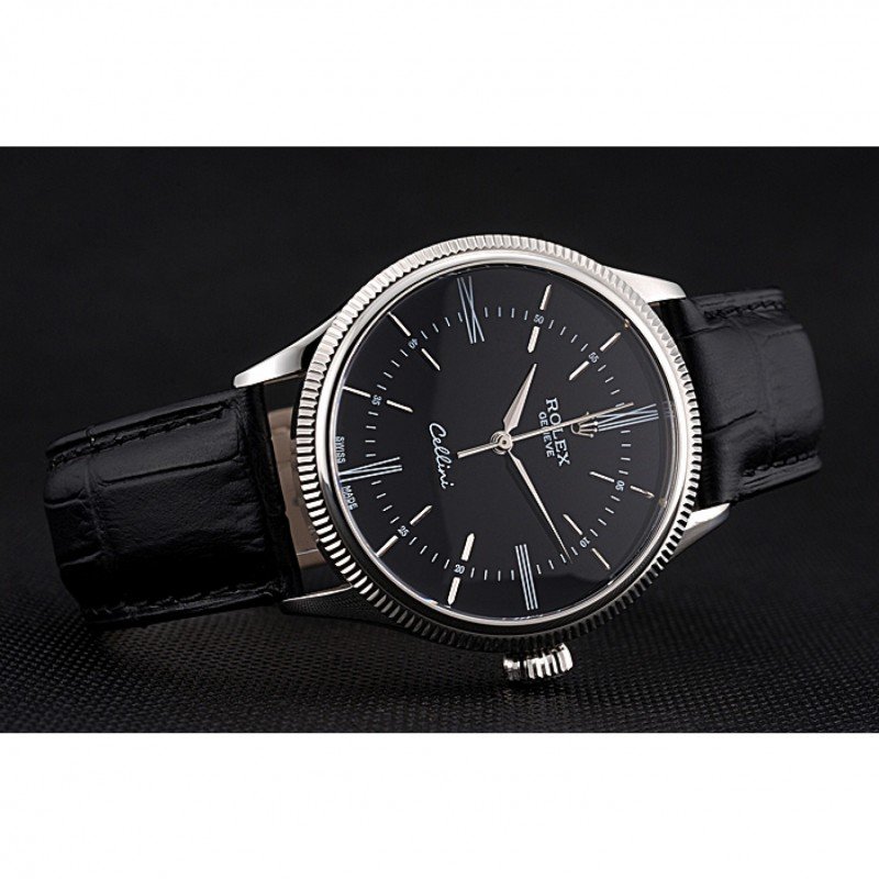 Superclone Rolex Cellini 39mm Black Dial 622654