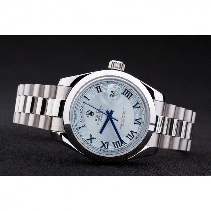 Replica Rolex Day-Date 42mm White Dial RL197