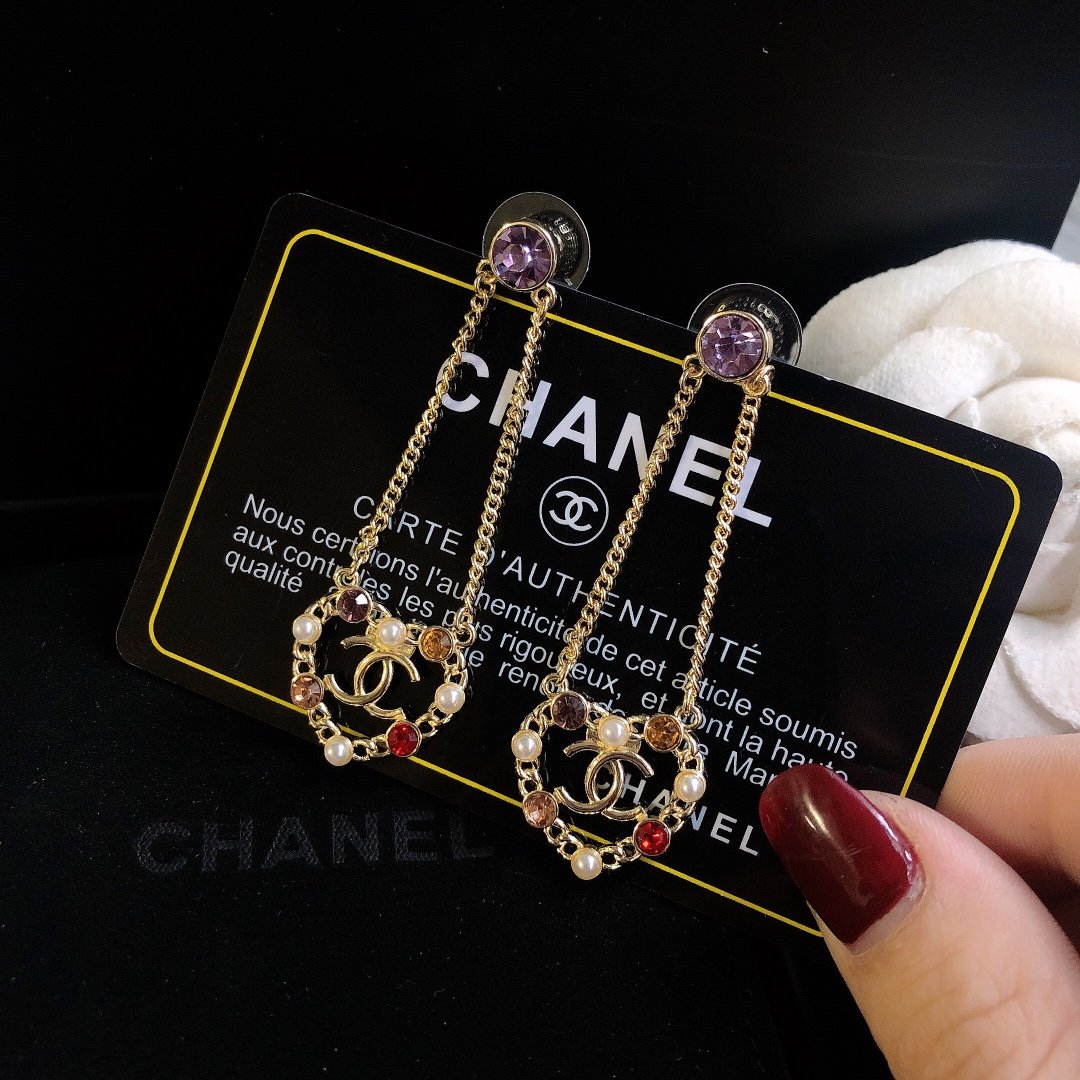 Luxury Pearl Rhinestone Earrings