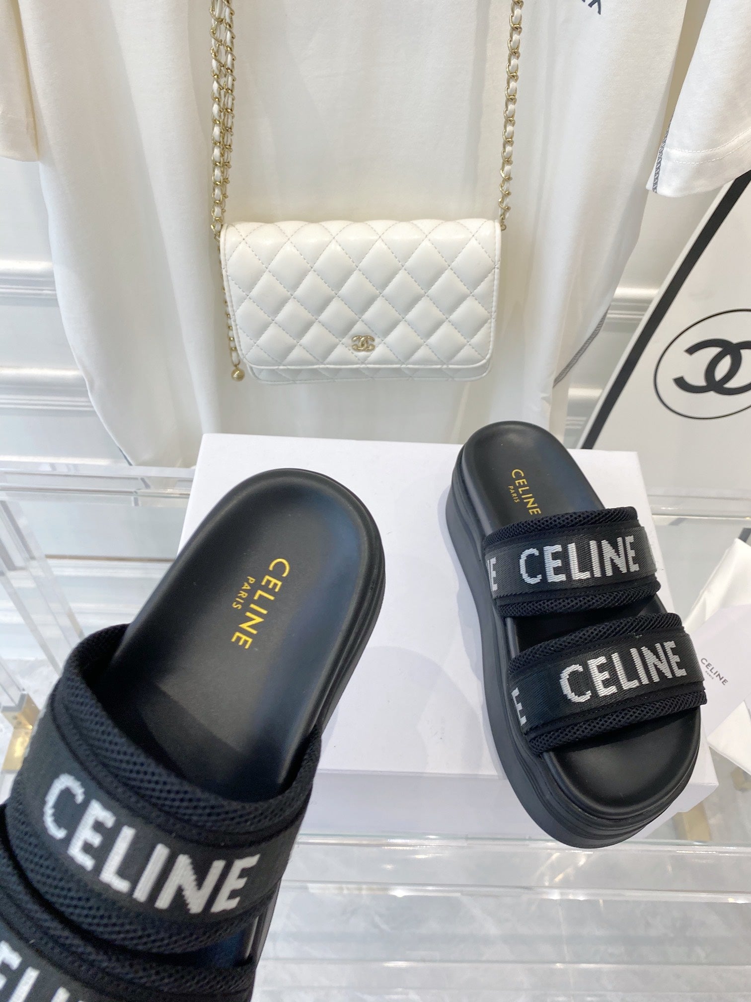 2023 Exclusive letters thick bottom sandals