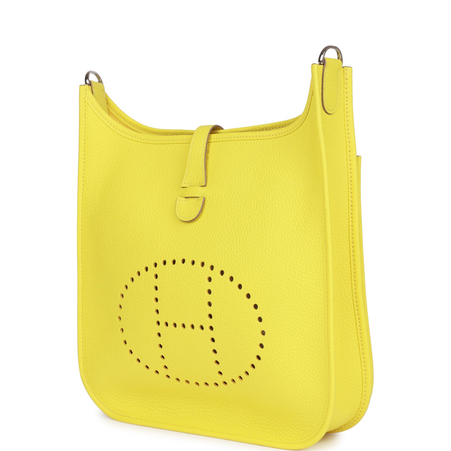 Hermès Evelyne III PM Lime Clemence Palladium Hardware