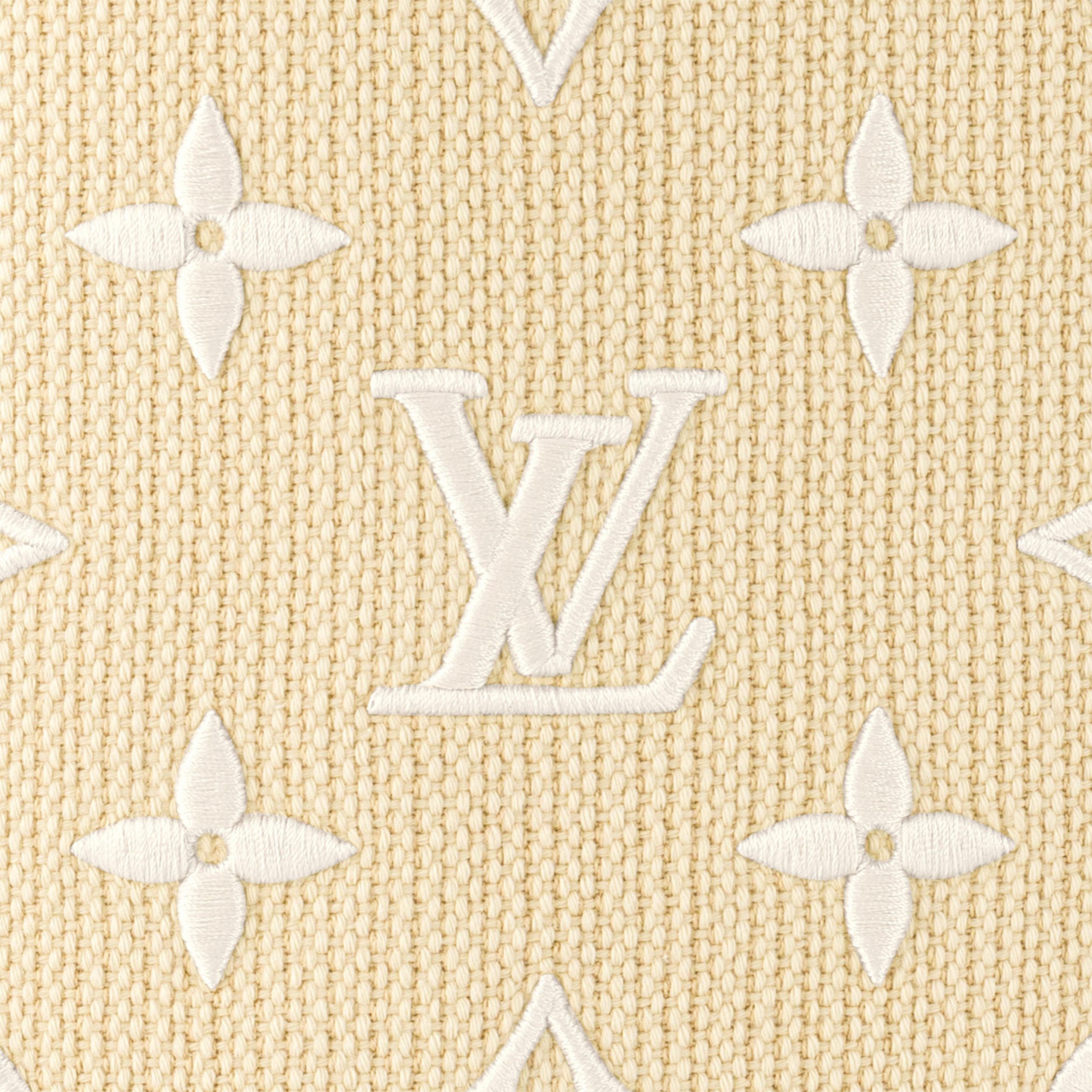 Louis Vuitton M22839 Neverfull MM Lotus Cotton White Beige