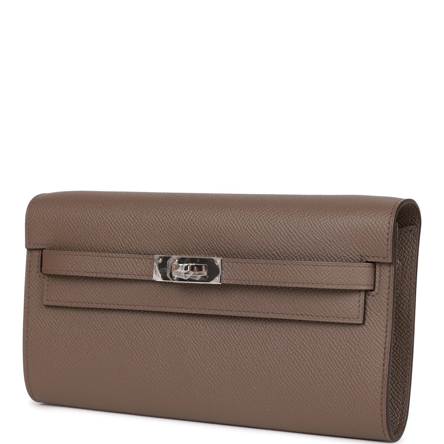 Hermès Kelly Wallet To Go Etain Epsom Palladium Hardware