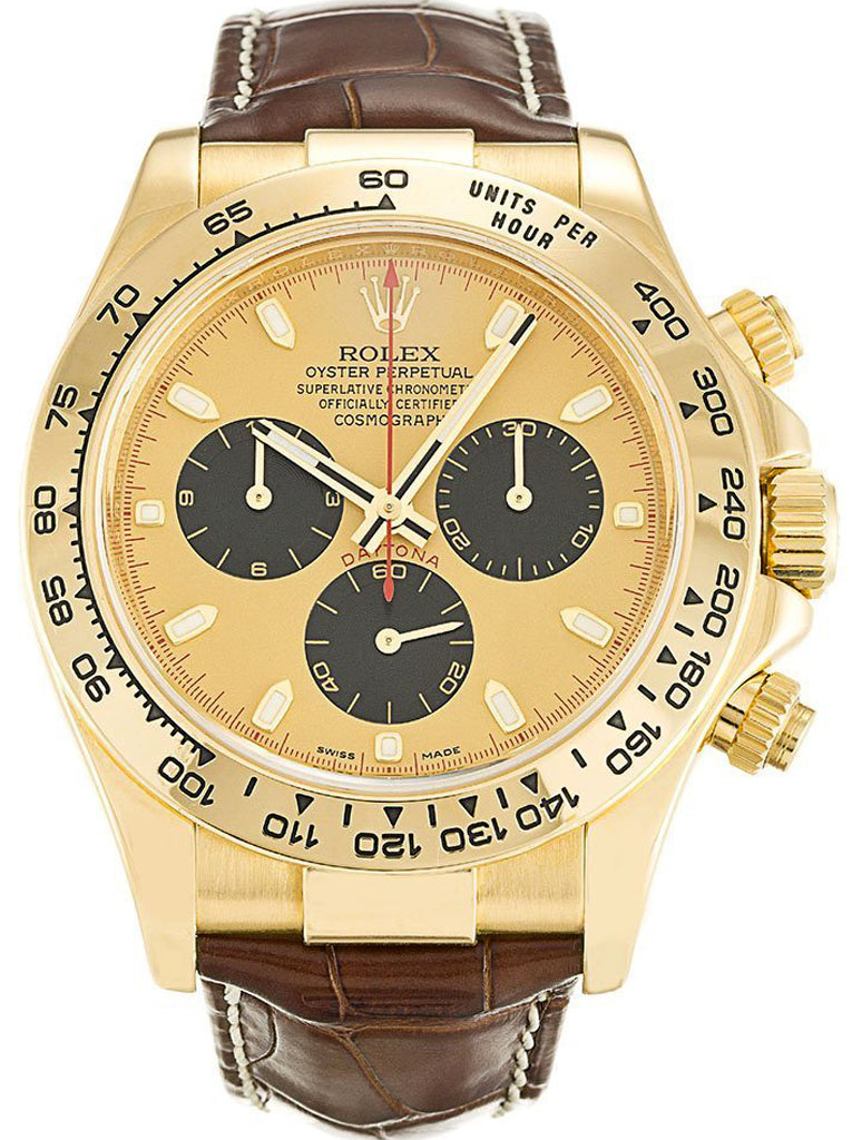 Replica Rolex Daytona 40mm Gold Dial 116518