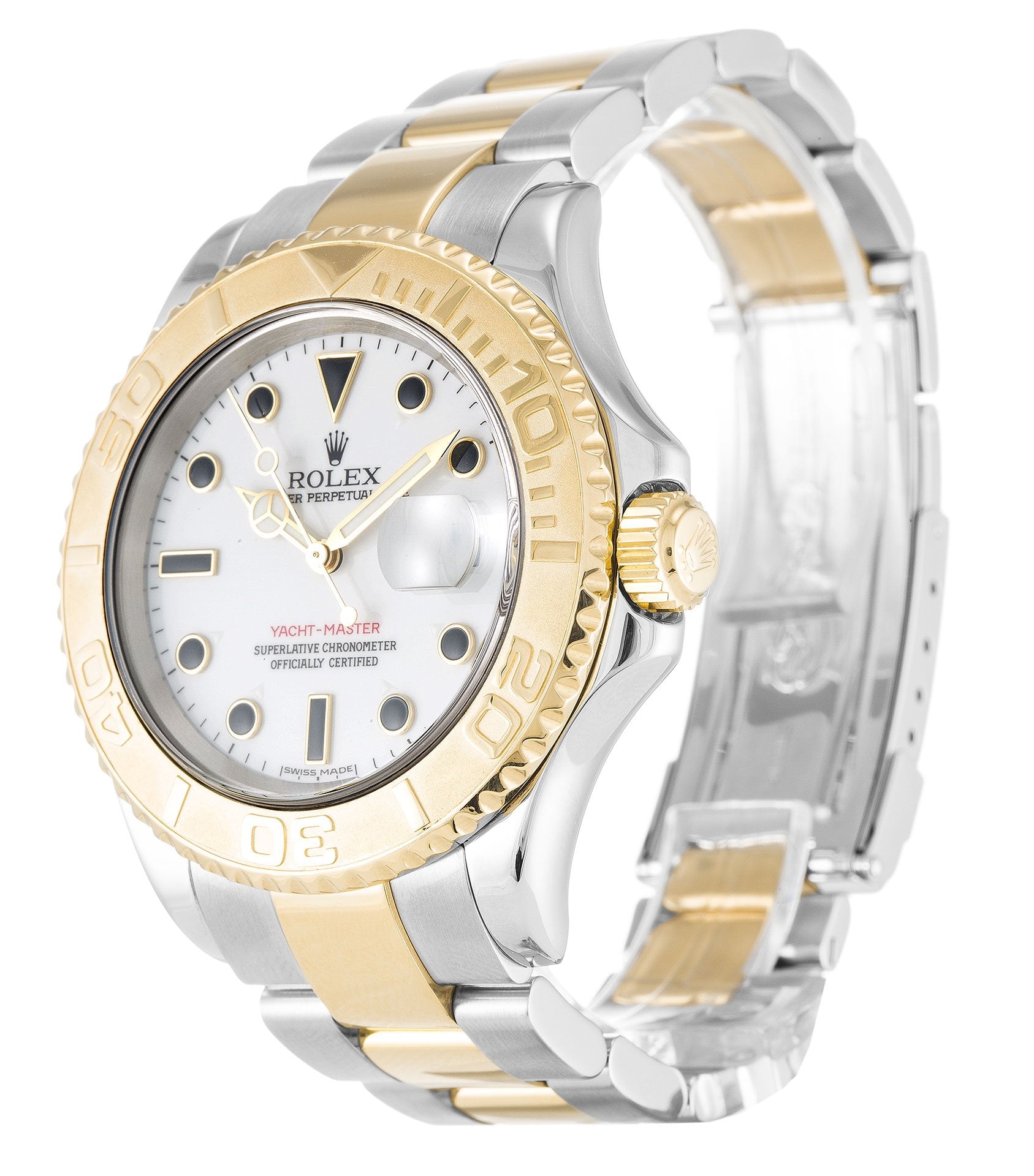 Replica Rolex Yacht-Master 40mm White Dial 16623-2