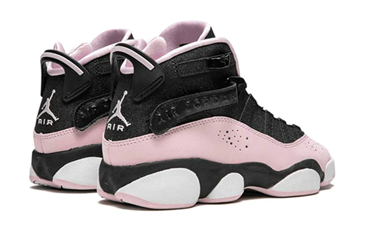 (GS) Air Jordan 6 Rings 'Black Pink Foam' 323399-006