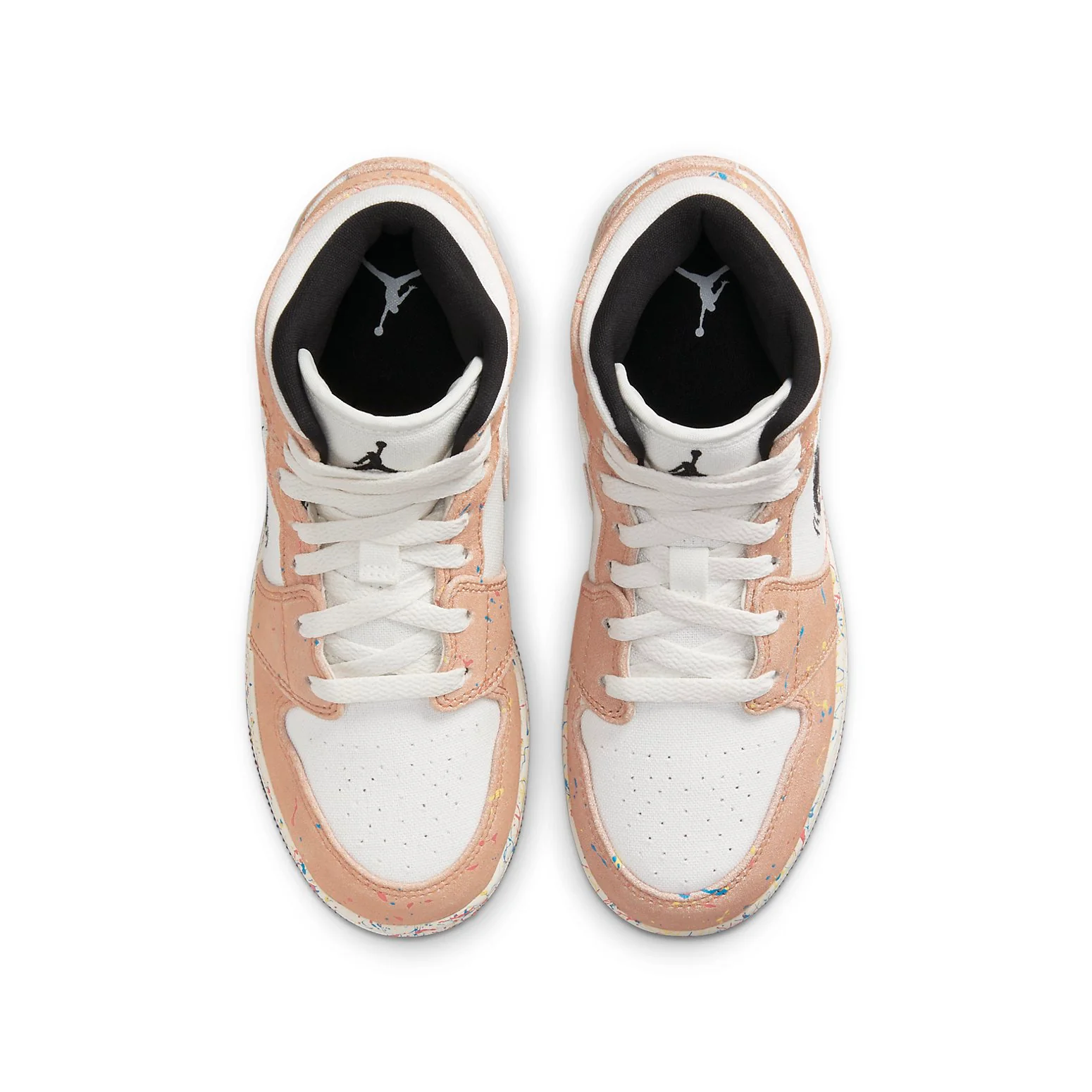 (GS) Air Jordan 1 Mid SE 'Brushstroke Paint Splatter' DA8006-100