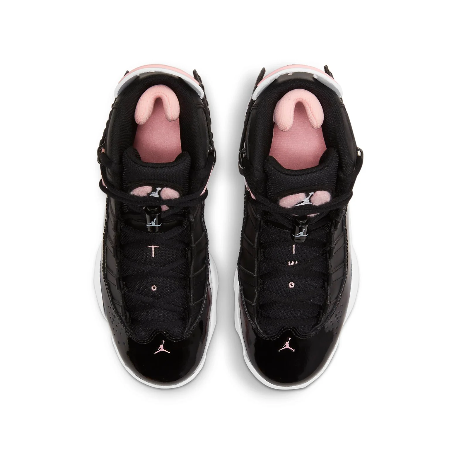 (GS) Air Jordan 6 Rings 'Black Arctic Punch' 323399-002