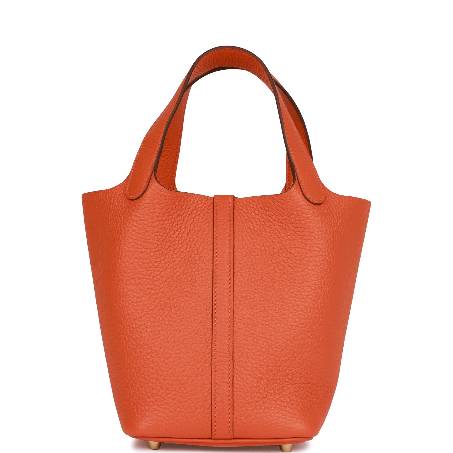 Hermès Picotin Lock 18 Orange Clemence Gold Hardware