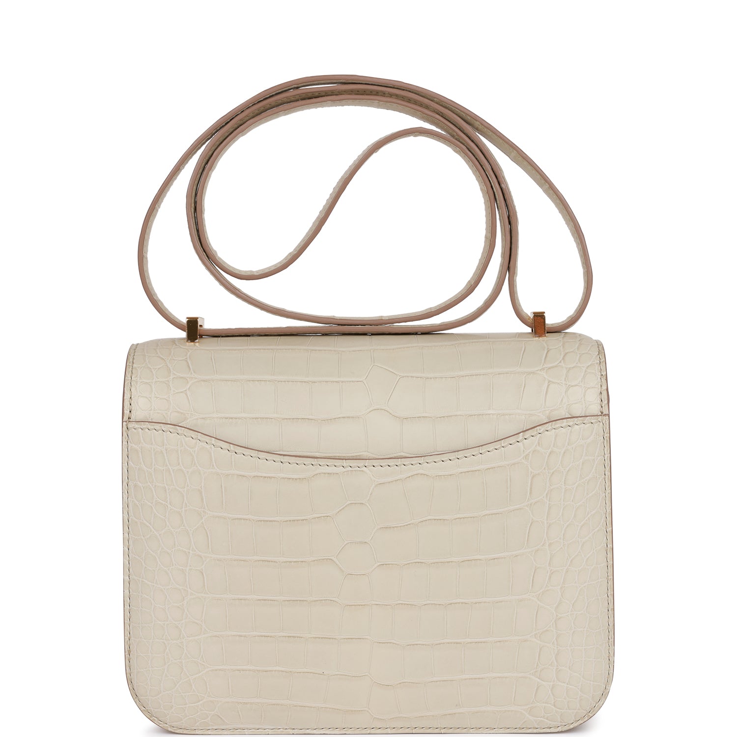 Hermès Constance 18 Beton Matte Alligator Gold Hardware