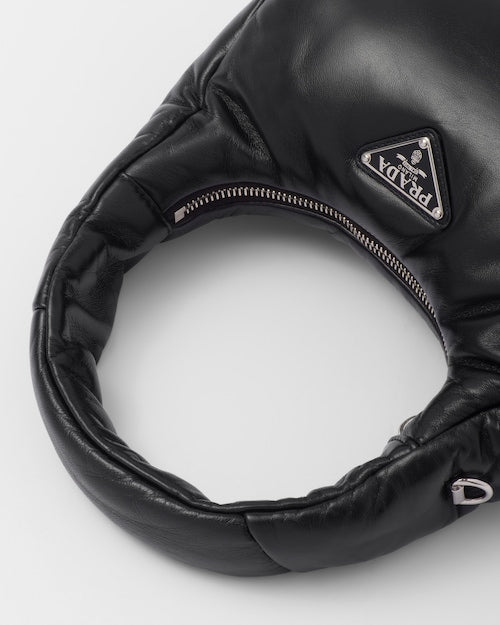 Prada Soft padded nappa leather mini-bag - Black