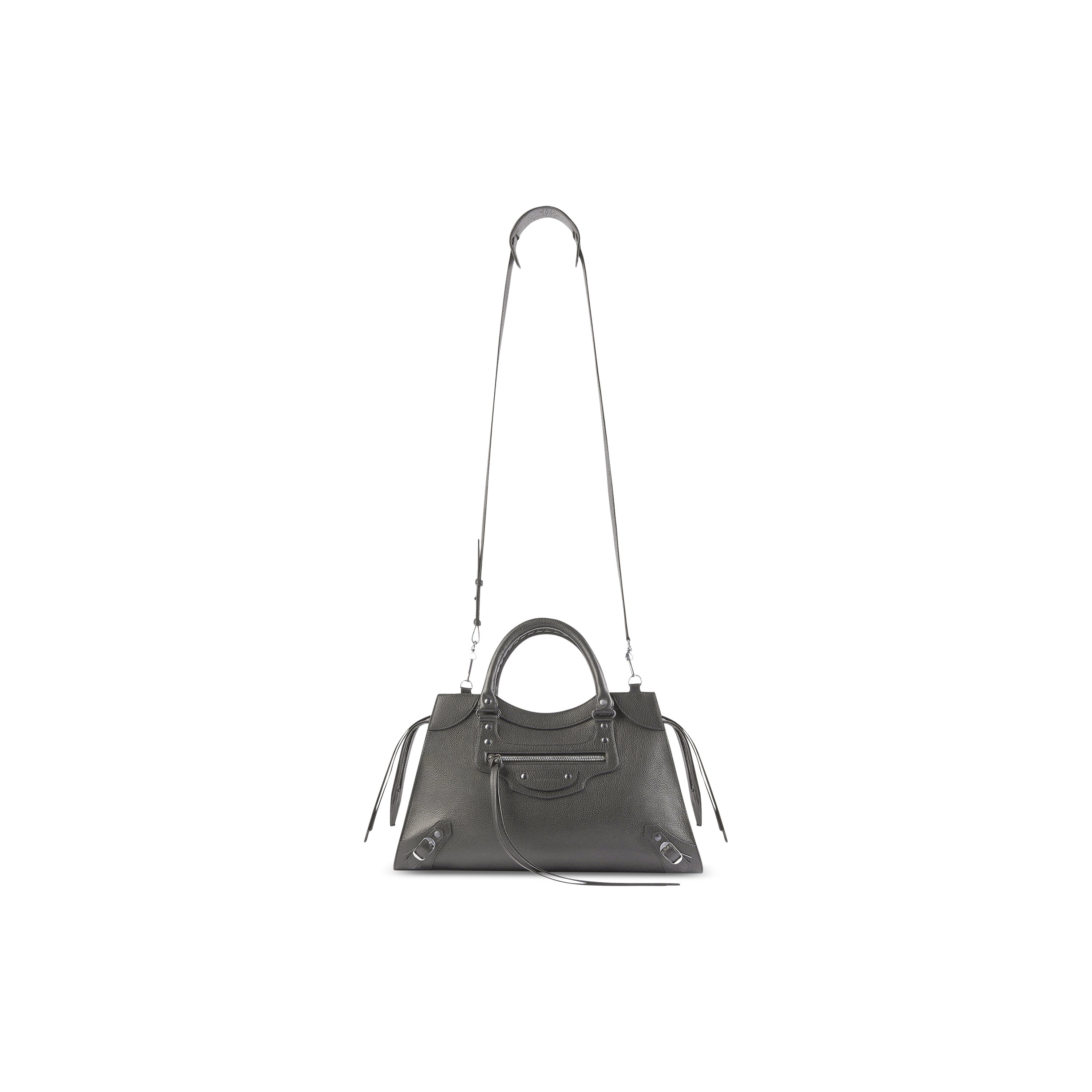 NEO CLASSIC MEDIUM HANDBAG IN DARK GREY